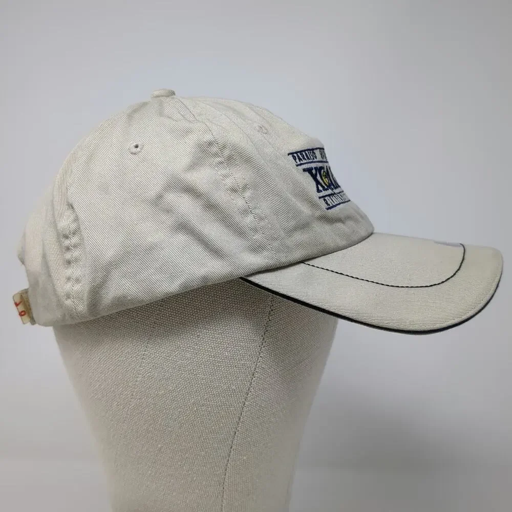 Xcaret Baseball Cap Beige OSFM Riviera Maya Cancun Mexico Toucan Slideback Hat